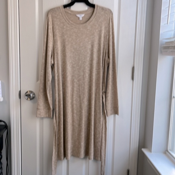 TIME TRU DRESS BEIGE XL - Picture 4 of 7